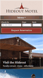 Mobile Screenshot of hideoutmotel.com
